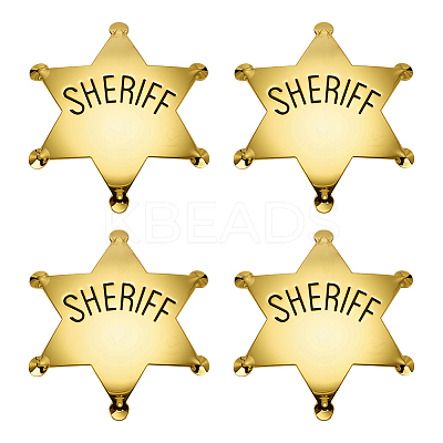4Pcs Iron Badge Brooches for Backpack Clothes JEWB-FG0001-49-1