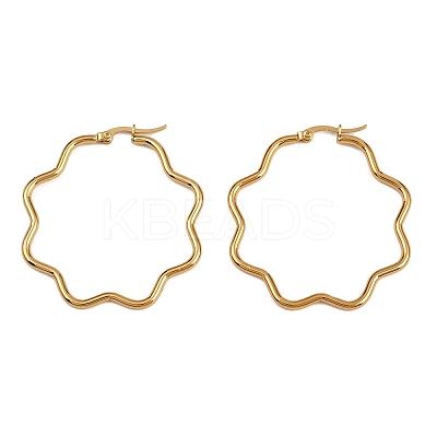 201 Stainless Steel Hoop Earrings EJEW-F205-16G-A-1