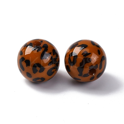 Opaque Acrylic Beads OACR-Q102-01B-1