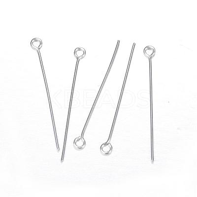 Tarnish Resistant 201 Stainless Steel Eye Pin STAS-D447-02-1