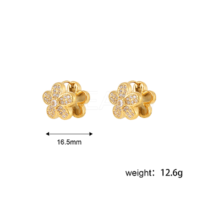 304 Stainless Steel Hoop Earrings LR0799-4-1