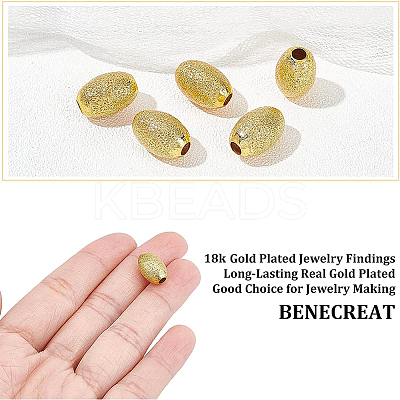 24Pcs Eco-Friendly Brass Textured Beads KK-BC0007-87-RS-1