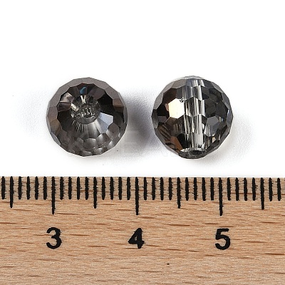 Transparent Electroplate Glass Beads EGLA-N002-31-G05-1