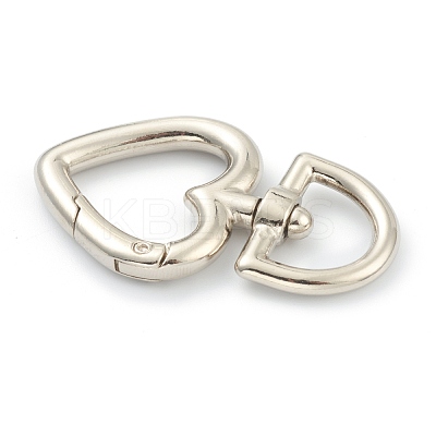 Zinc Alloy Swivel Clasps PALLOY-B004-01P-1