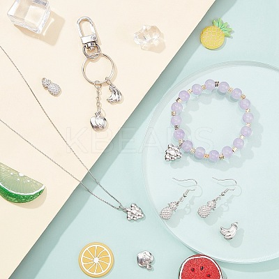 16Pcs 4 Style 201 Stainless Steel Pendants STAS-UN0030-23-1