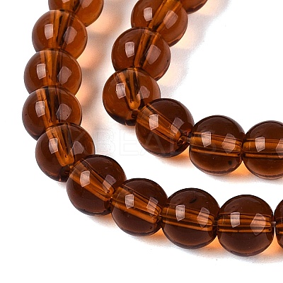 Transparent Glass Beads Strands GLAA-T032-T6mm-30-1