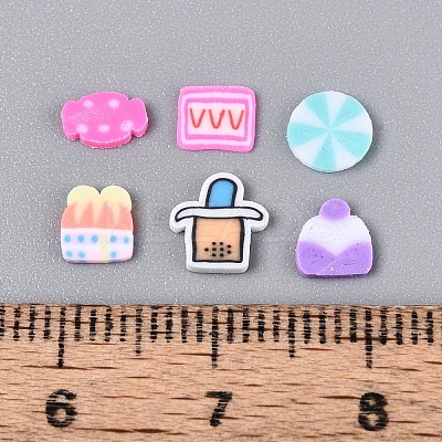 Handmade Polymer Clay Cabochons CLAY-T022-10-1