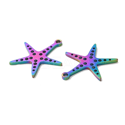 Ion Plating(IP) 304 Stainless Steel Pendants STAS-L020-021RC-1