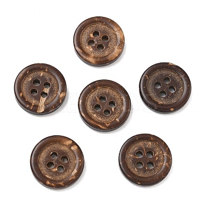 Art Buttons in Round Shape with 4-Hole for Kids NNA0YXU-1