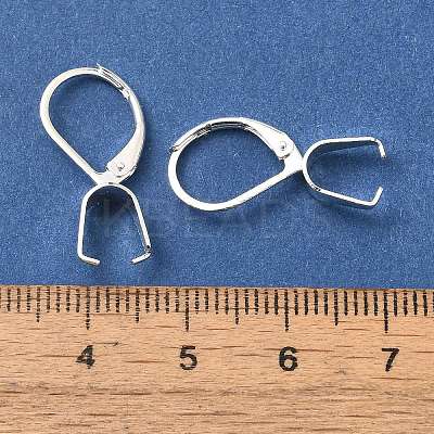 Ion Plating(IP)  304 Stainless Steel Leverback Earring Findings STAS-U025-01S-02-1