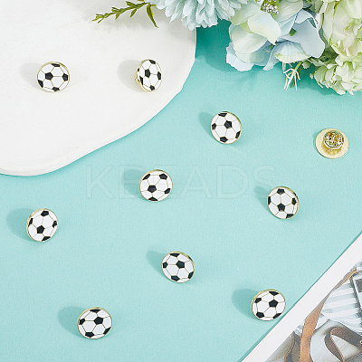 20Pcs Sport Enamel Pins JEWB-SC0001-62D-1