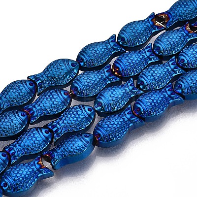 Electroplate Glass Beads Strands EGLA-T025-03C-1