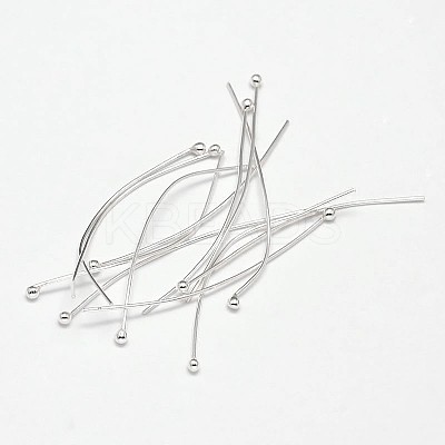 925 Sterling Silver Ball Head Pins STER-F018-03H-1