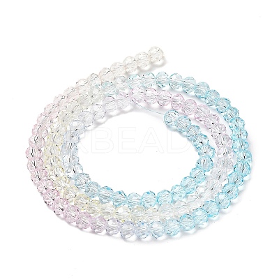 Transparent Painted Glass Beads Strands LS-DGLA-A034-T4mm-A21-1