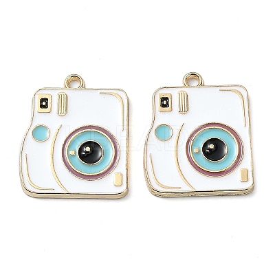 Rack Plating Alloy Enamel Pendants LS-PALLOY-F308-10G-01-1