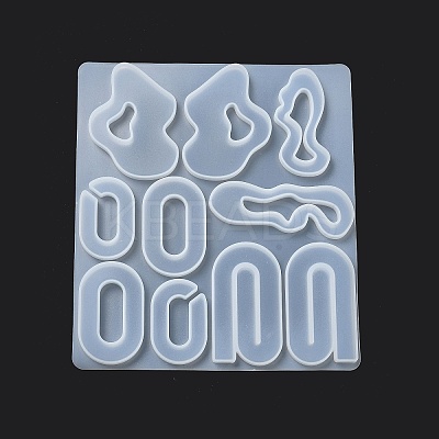 DIY Bohemian Style Irregualr Pendants Silicone Molds DIY-A039-03-1