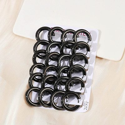 202 Stainless Steel Polishing Hoop Earrings EJEW-M106-02EB-05-1