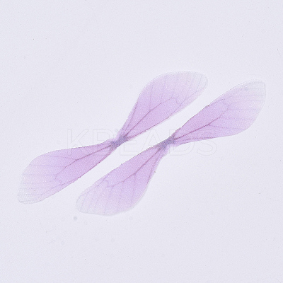 Polyester Fabric Wings Crafts Decoration FIND-S322-002H-1