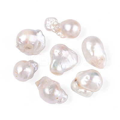 Natural Cultured Freshwater Baroque Style Keshi Pearl Beads PEAR-N012-J21-02-1