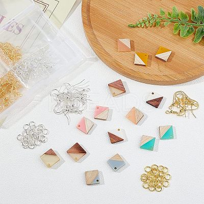 DIY Dangle Earring Making Kits DIY-OC0005-10-1
