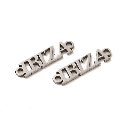 Non-Tarnish 201 Stainless Steel Connector Charms STAS-K251-078P-1