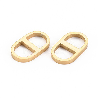 304 Stainless Steel Connector Charms STAS-S116-221B-1