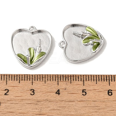 Brass Enamel Pendants KK-S368-10P-1