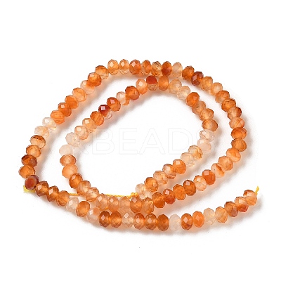 Natural Banded Agate Beads Strands G-D344-A34-03-1