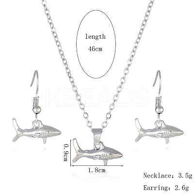 Alloy Pendant Necklaces & Dangle Earrings Sets FS-WGBC05C-10-1