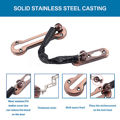 Stainless Steel Swing Bar Door Lock LS-SW-TAC0002-02C-1