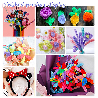 20 Colors DIY Plush Sticks FIND-WH20019-101E-1