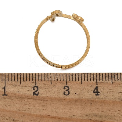 304 Stainless Steel Cuff Rings for Women RJEW-D285-01G-Q-1