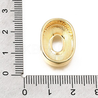 Brass Slide Charms KK-E802-33G-O-1