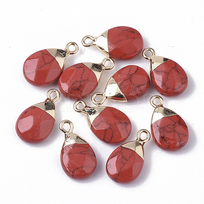 Synthetic Turquoise Pendants G-S359-017G-1