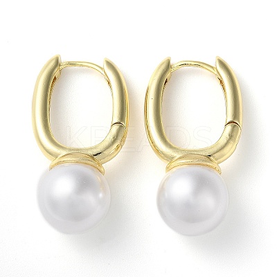 Rack Plating Brass Hoop Earrings EJEW-K249-10G-1