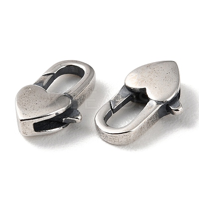 925 Thailand Sterling Silver Lobster Claw Clasps STER-D003-45AS-1