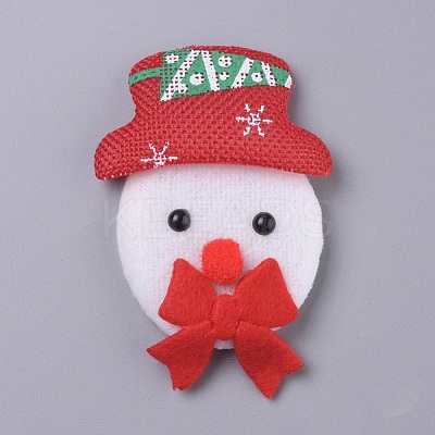 Snowman Shape Christmas Cupcake Cake Topper Decoration DIY-I032-02-1