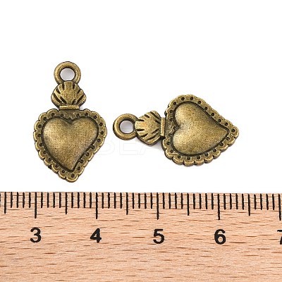 Tibetan Style Alloy Pendants X-TIBEP-Q041-103AB-NR-1