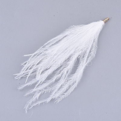 Ostrich Feather Tassel Big Pendant Decorations FIND-S302-08A-1