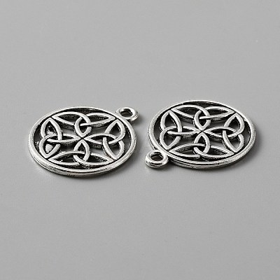 Tibetan Style Alloy Charms FIND-CJC0006-41AS-1