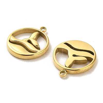 304 Stainless Steel Pendants STAS-L022-116G-1