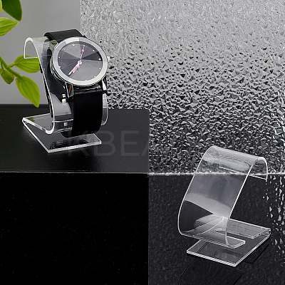 Acrylic Watch Display Stands LS-ODIS-WH0086-130-1