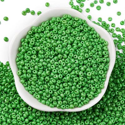 8/0 Baking Paint Glass Seed Beads SEED-M012-02A-39-1
