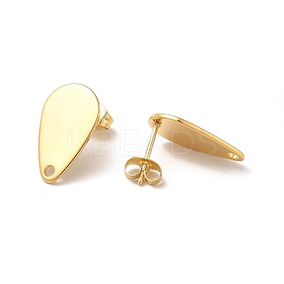 201 Stainless Steel Stud Earring Findings STAS-D244-27G-1