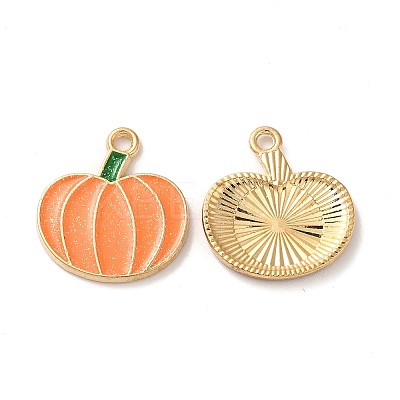 Light Gold Plated Alloy Enamel Pendants LS-X-ENAM-L040-001LG-1