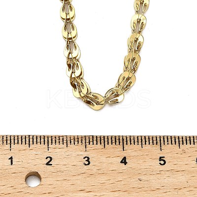 304 Stainless Steel Link Chain Necklaces for Women Men NJEW-Q028-09G-1