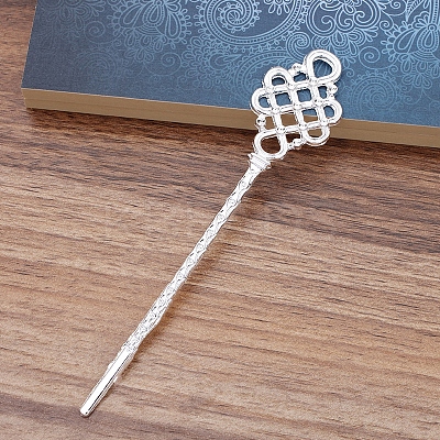 Alloy Hair Stick Findings OHAR-PW0001-323S-1