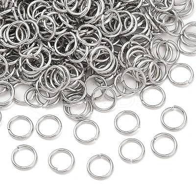 Tarnish Resistant 304 Stainless Steel Open Jump Rings STAS-E067-07-8mm-1