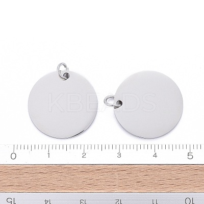Anti-Tarnish 304 Stainless Steel Pendants STAS-I311-32H-P-1