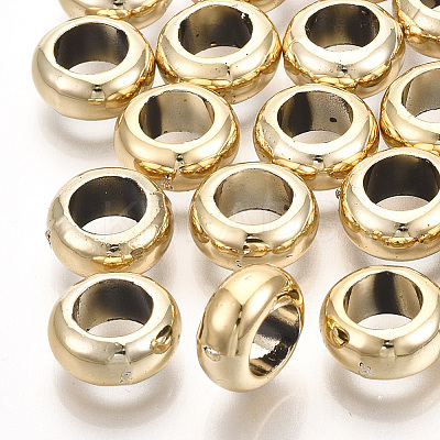 UV Plating ABS Plastic Beads X-CCB-S162-27G-1